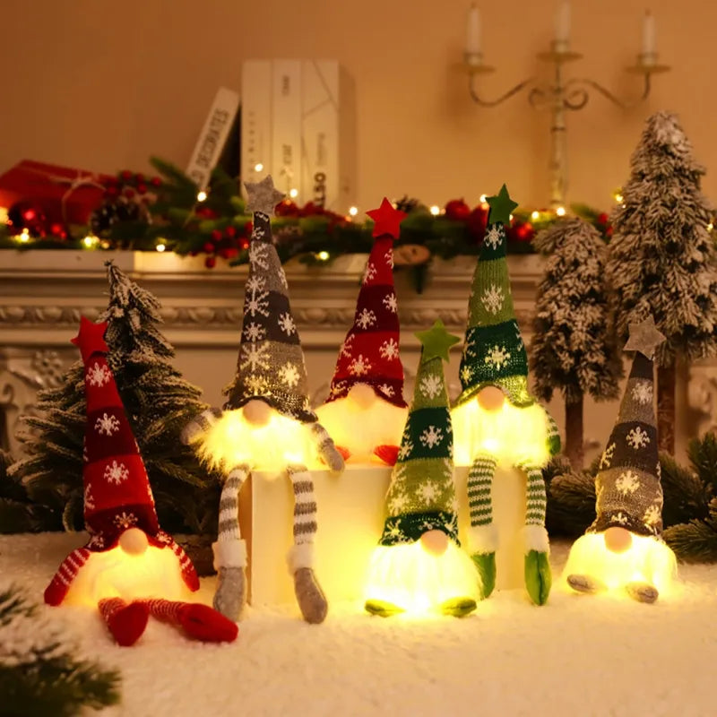 Bright Christmas Figurine Doll