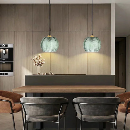 Fesara | Elegant Glass Pendant Light with Nature Design