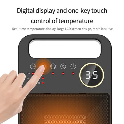 Powerful 2000W Digital Electric Space Heater with Remote
