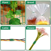 Flexible Garden Plant Tie Wire with Rubber Coating