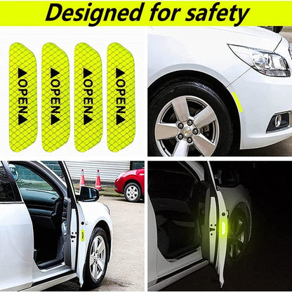 Fesara | 4PCS Safety Reflective Warning Stickers