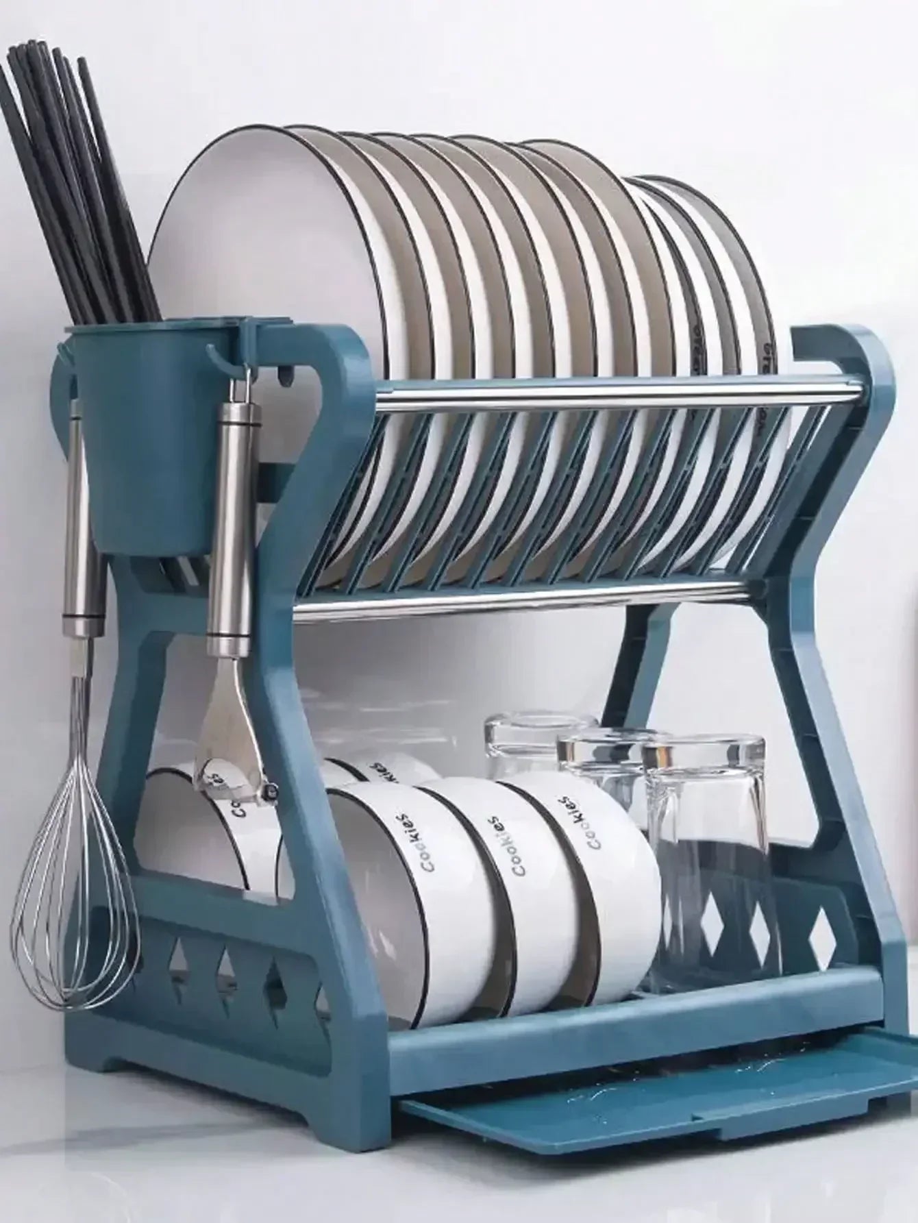 Space Saving Folding Kitchen Shelf