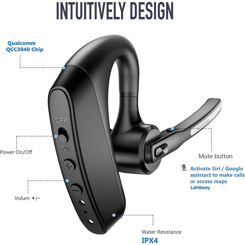 Wireless Noise-Cancelling Bluetooth Headphones