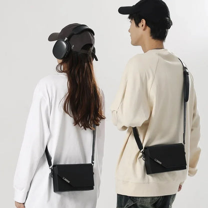 Simple Real Leather Mini Crossbody Shoulder Bag