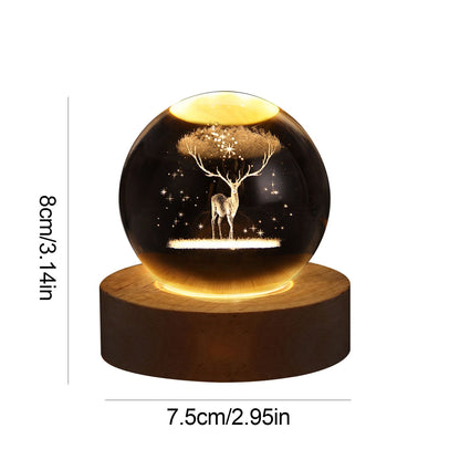 Sparkling Glass Orb Decorative Lamp