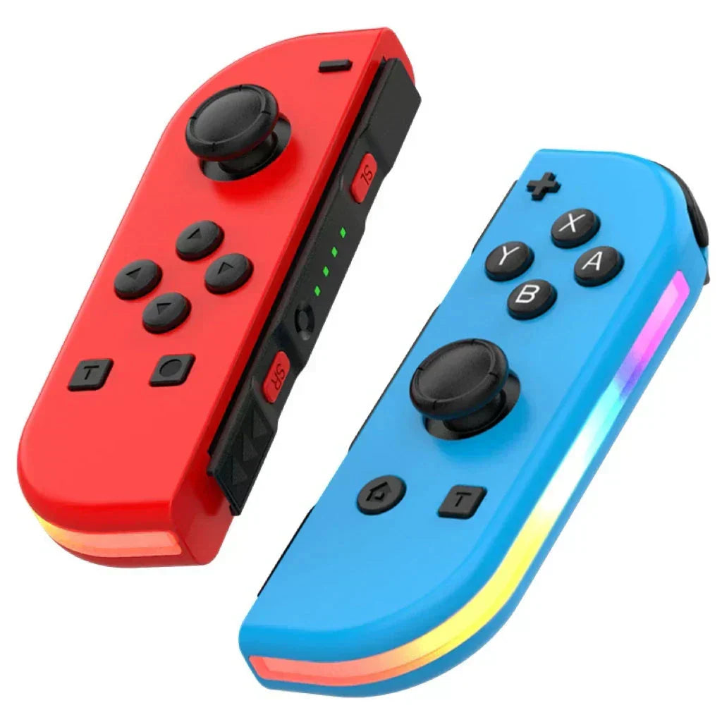 Wireless Gaming Controller for Nintendo Switch - Comfortable Gamepad with Colorful Lights - Fesara