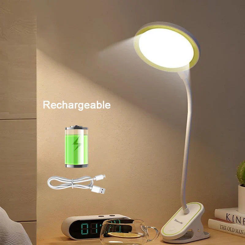 Bright Portable LED Desk Lamp with Battery Power