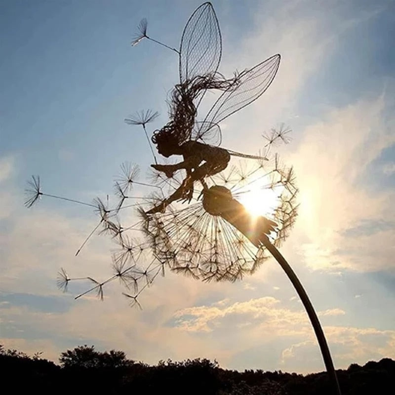 Whimsical Fairy Garden Statue Decorations