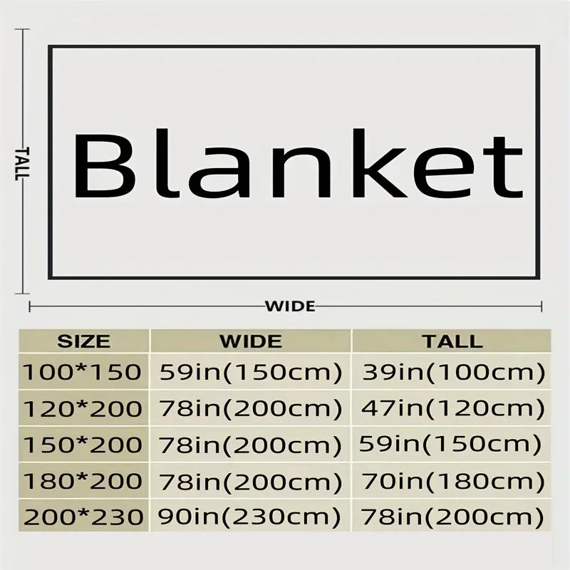 Cozy Plush Blanket with 3D Floral Pattern