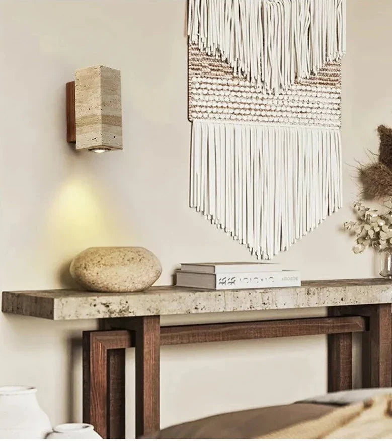 Stylish Stone LED Wall Light