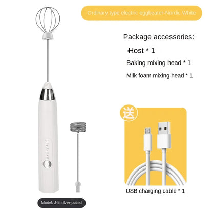 Premium Electric Milk Frother and Heater with USB Charge