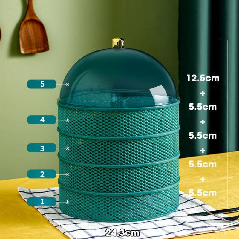 Fesara | Adjustable Clear Plastic Food Container Cover