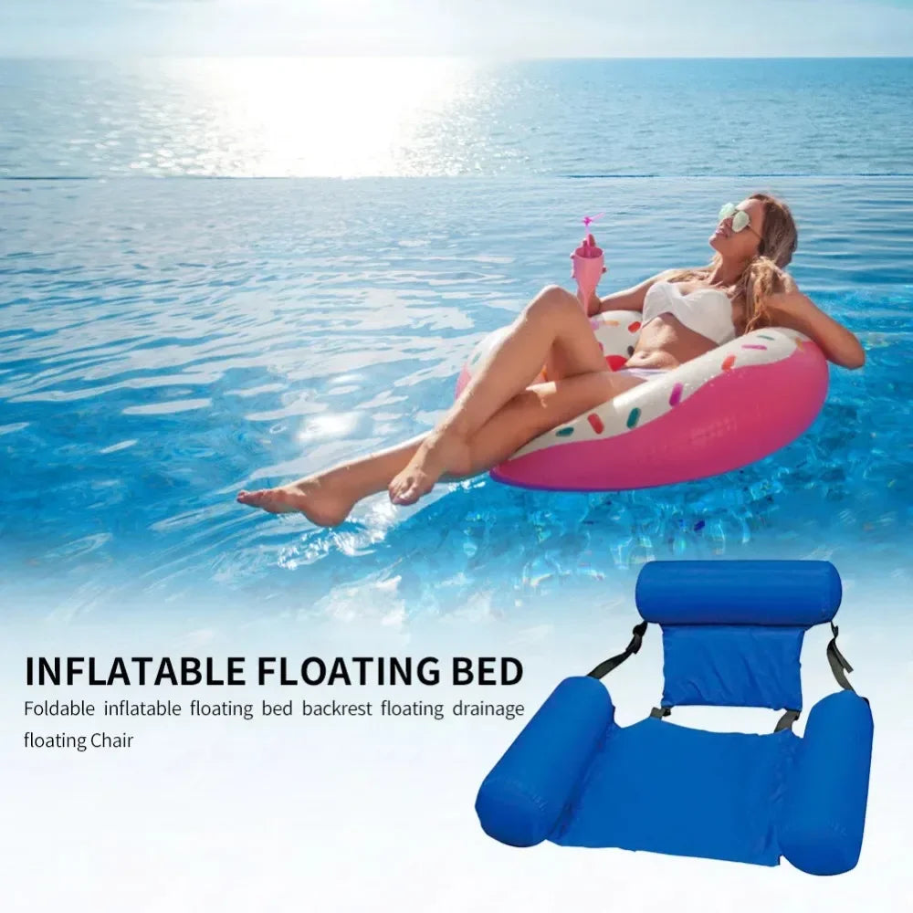 Floating Pool Lounge Chair Adjustable Aqua Water Seat