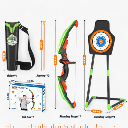 Fun Kids Archery Set – Outdoor Toy Bow Arrow Kit