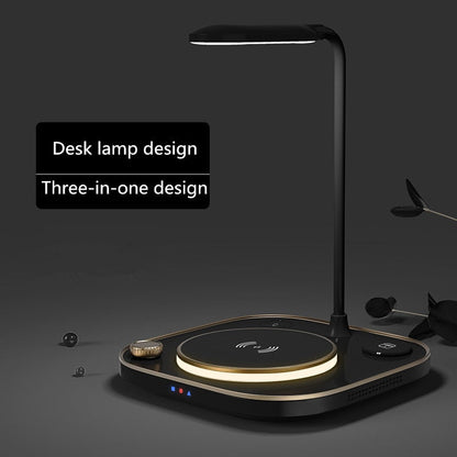 Bright Wireless Charging Desk Lamp with LED Light