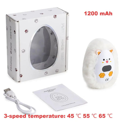 Cozy Rechargeable Hand Warmer with 3 Heat Settings - Fesara