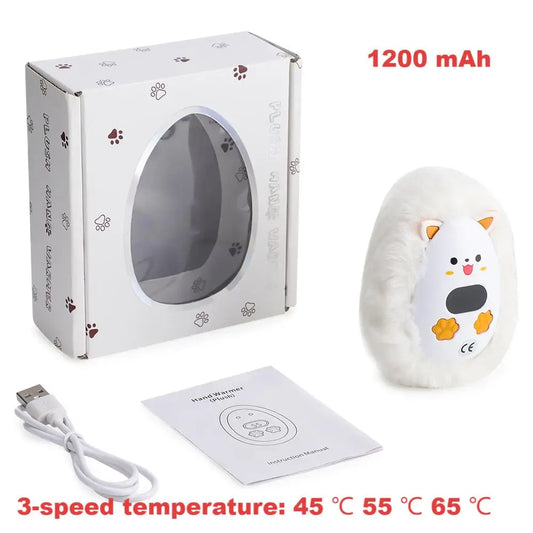 Cozy Rechargeable Hand Warmer with 3 Heat Settings - Fesara
