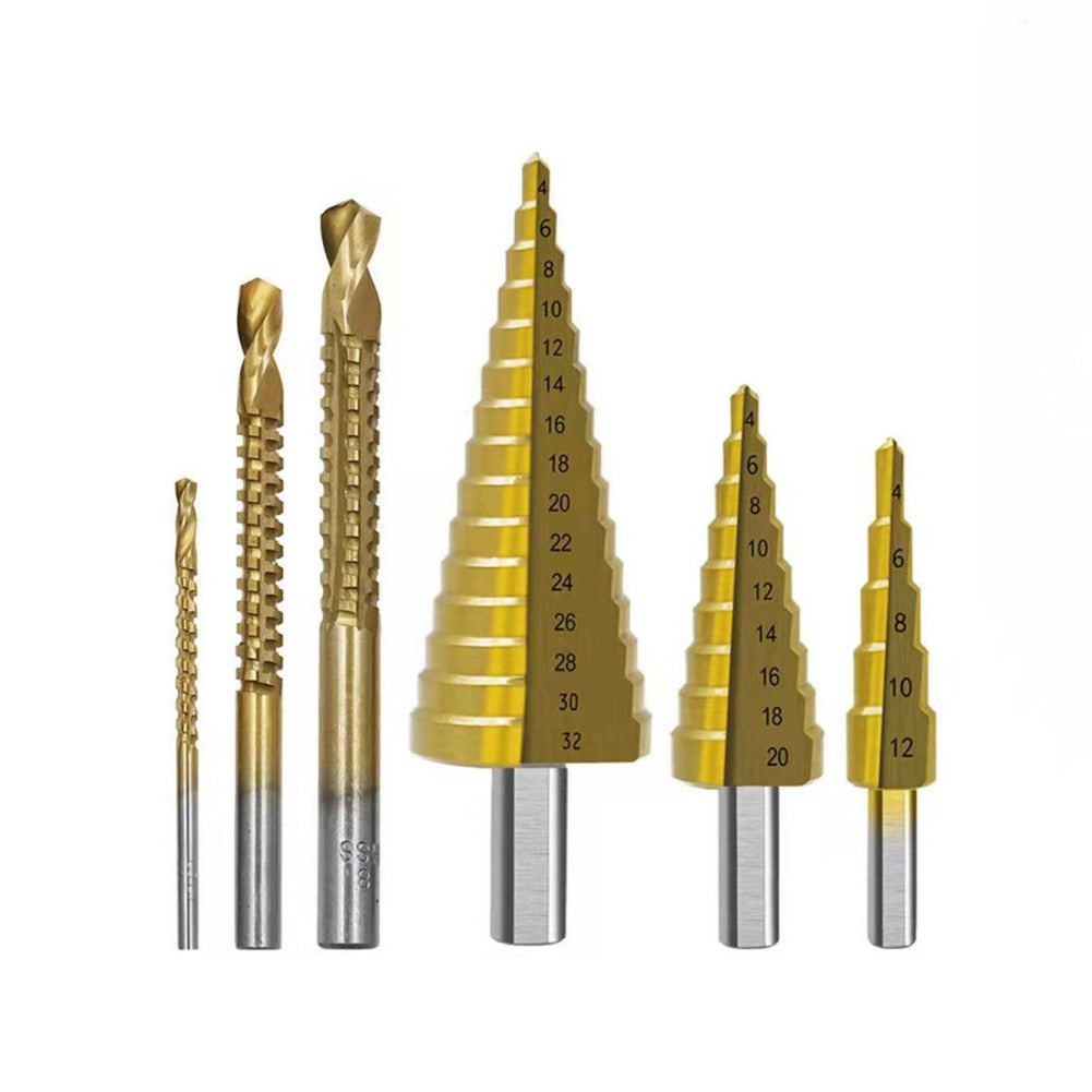 Precise 6-Piece Metal Drill Bit Set