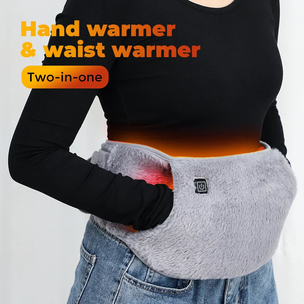 Soft Heated Waist Belt with 3 Stage Temperature Control - Fesara