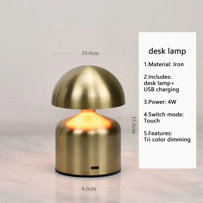 Portable LED Desk Lamp with Dimmer - Fesara