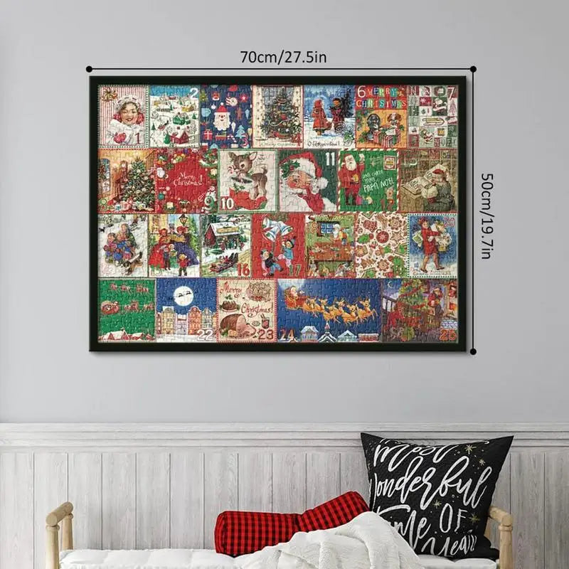 Fun Christmas Puzzle Countdown Calendar