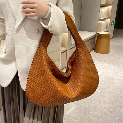 Luxury Leather Tote Handbag