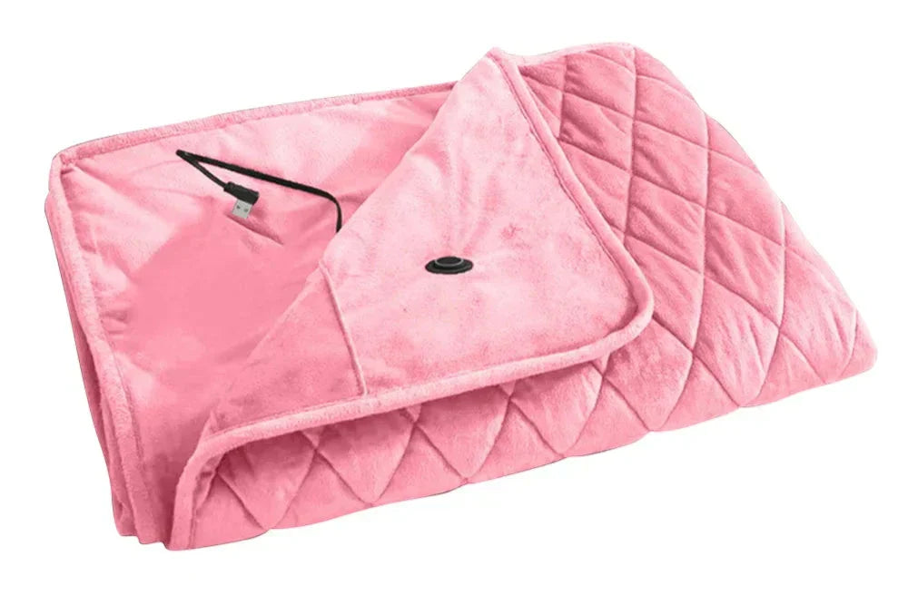Cozy Electric Neck Scarf with USB Charger