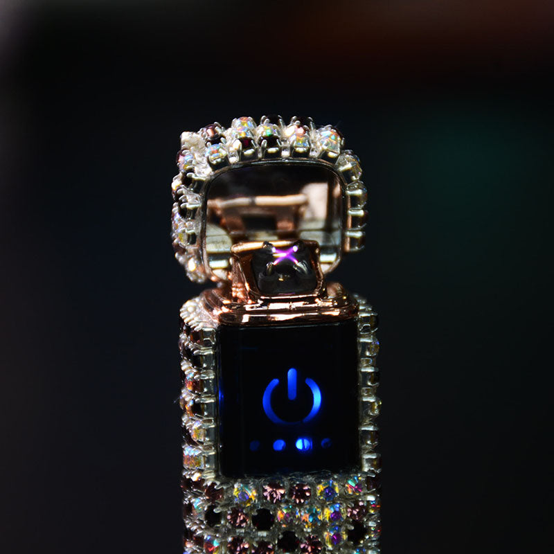 Fesara | Glitter Diamond Rechargeable Pocket Lighter