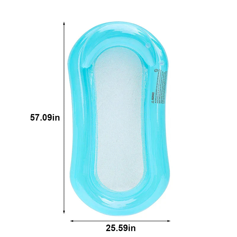 Comfortable Pool Float Lounge with Mesh and Armrests - Fesara