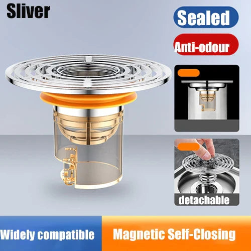 Easy Clean Magnetic Drain Strainer Cover