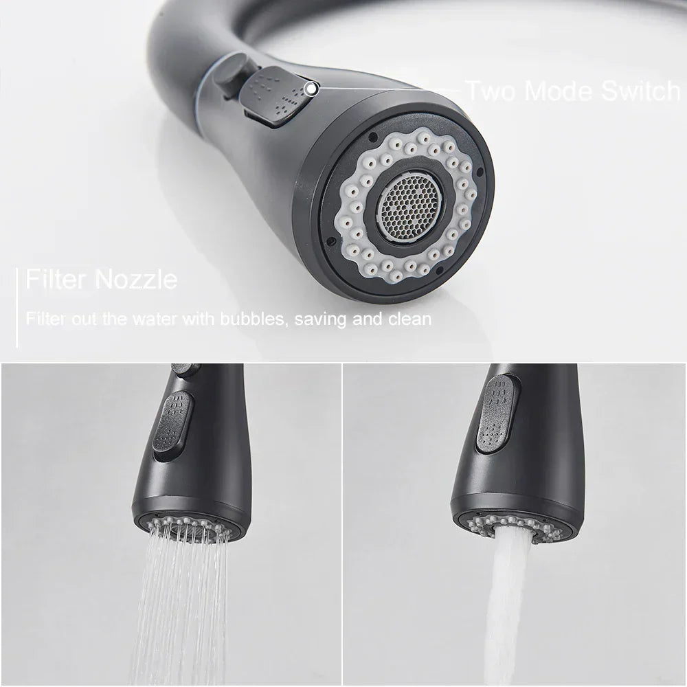 Modern Extendable Kitchen Sink Faucet