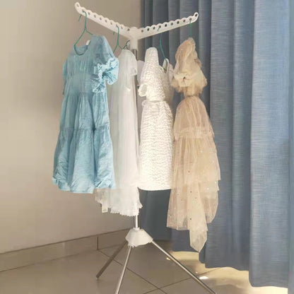 Compact Folding Metal Clothes Drying Rack