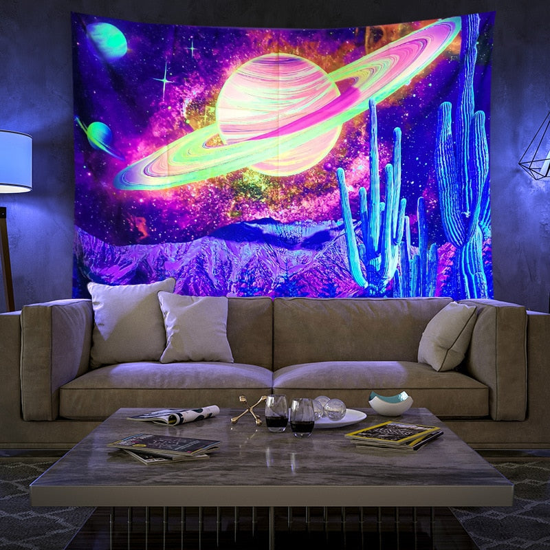 Vibrant Glow Wall Hanging Tapestry