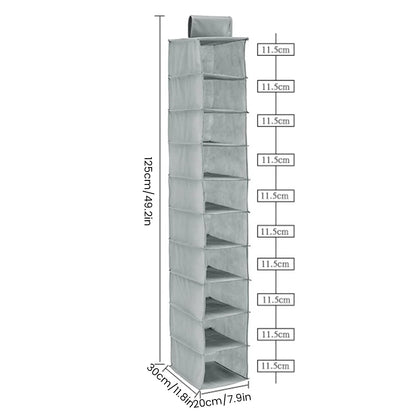 Collapsible Closet Storage Shelf Organizer