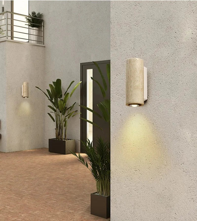 Stylish Stone LED Wall Light