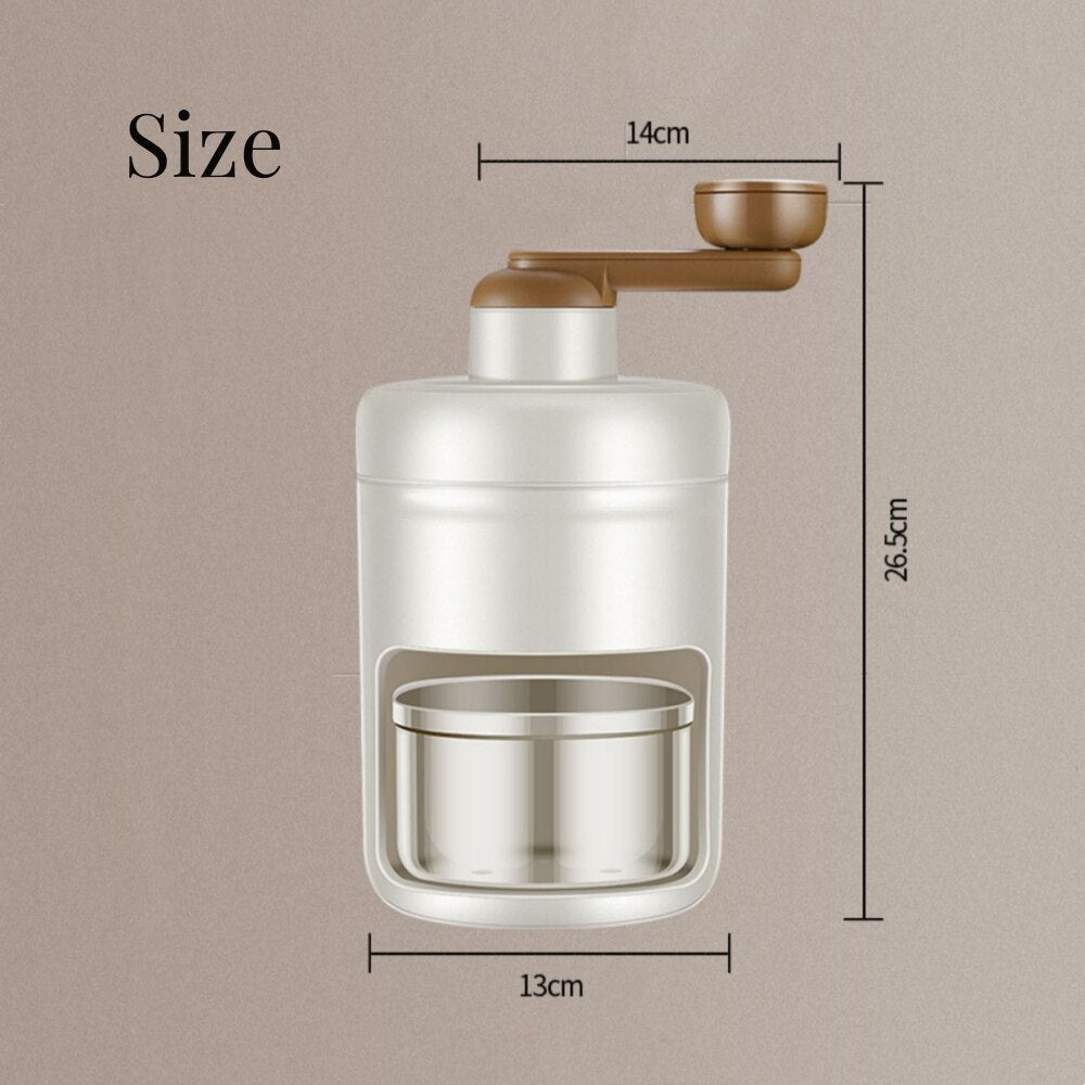 Compact Manual Ice Shaver Machine