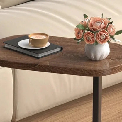 Space Saving C Side Table Modern Sleek Design
