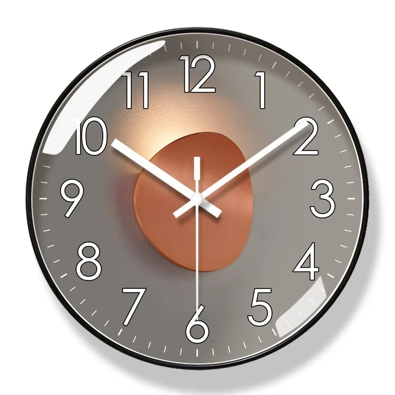 Elegant Round Wall Clock for Home Decoration