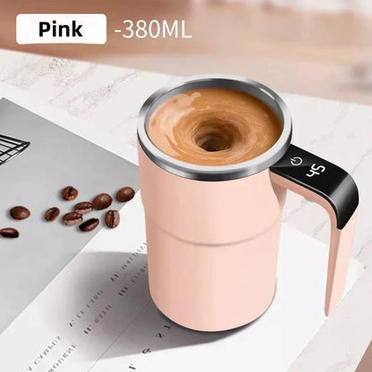 Smart Electronic Heat Mug with Auto Stirrer