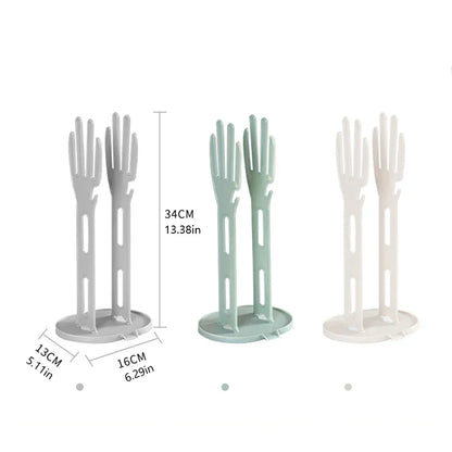Compact Kitchen Glove Drying Rack Holder