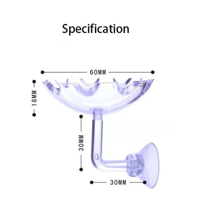 Clear Glass Fish Food Feeder Tube