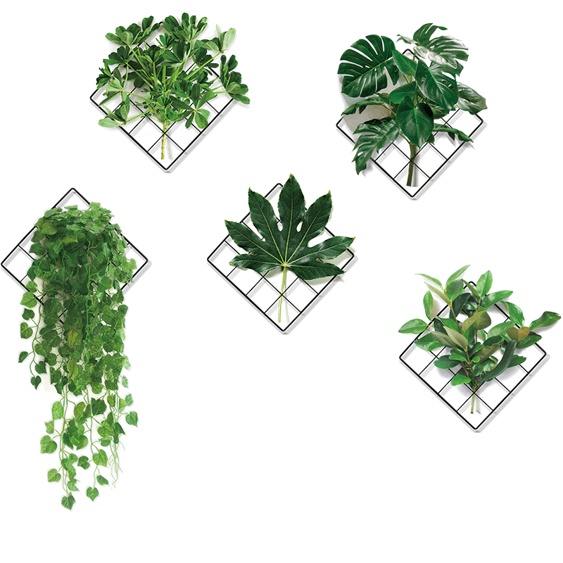 Natural Leaf Greenery Wall Decal Sticker