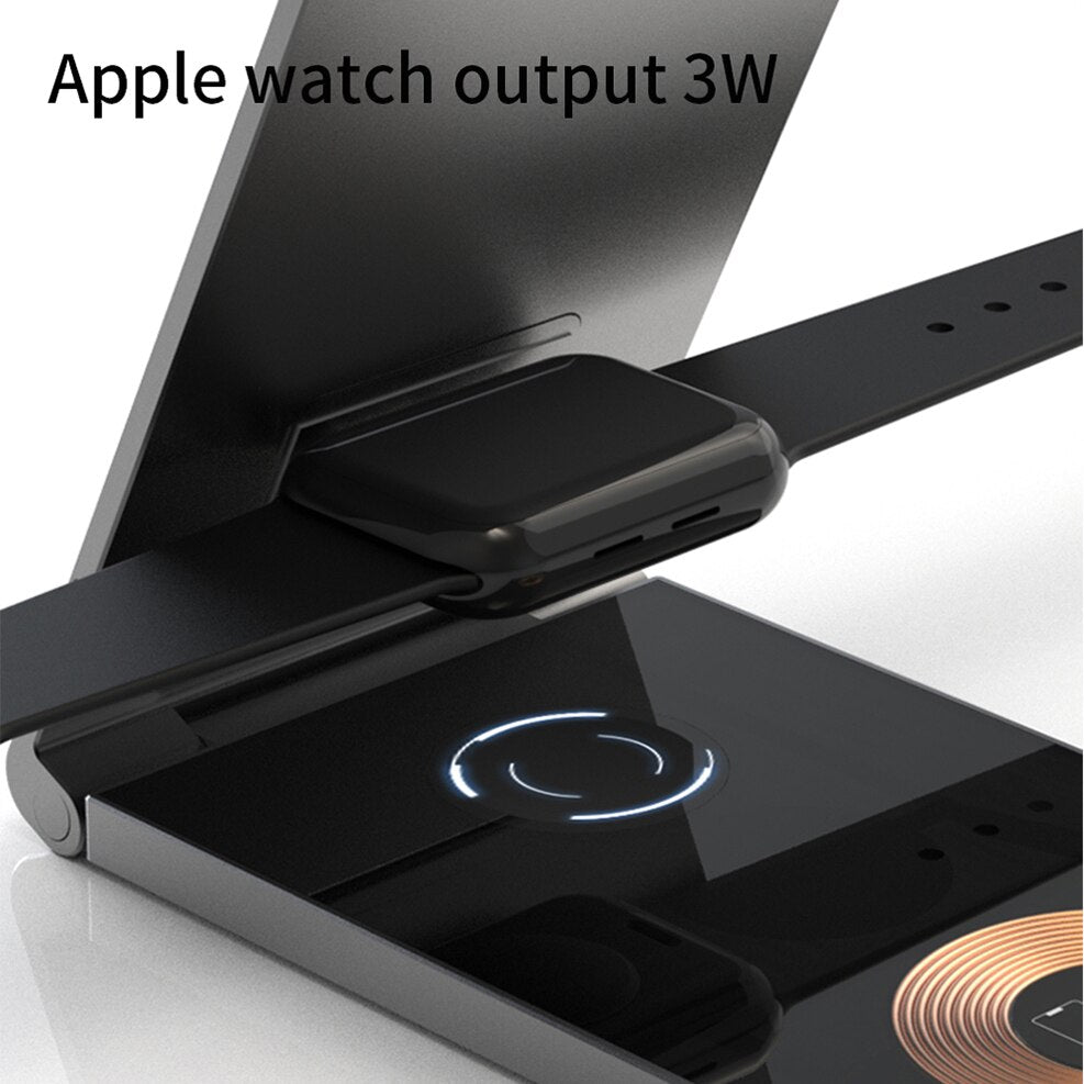 Compact Portable Wireless Charging Phone Stand