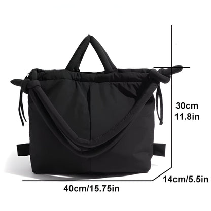 Chic Quilted Puffer Shoulder Bag