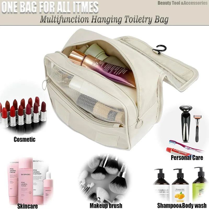 Waterproof Travel Toiletry Hanging Bag Organizer