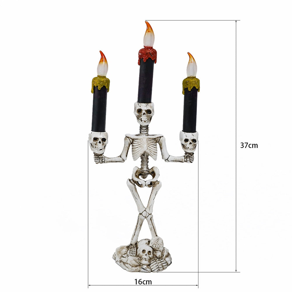 Spooky Skeleton Decorative Tea Lights