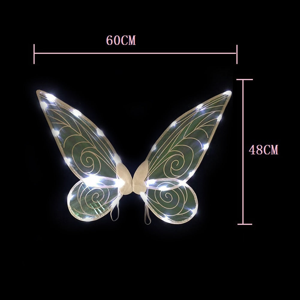 Sparkly Iridescent Angel Wings
