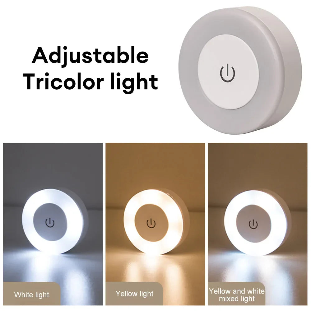 Bright Portable LED Nightlight with USB Charging