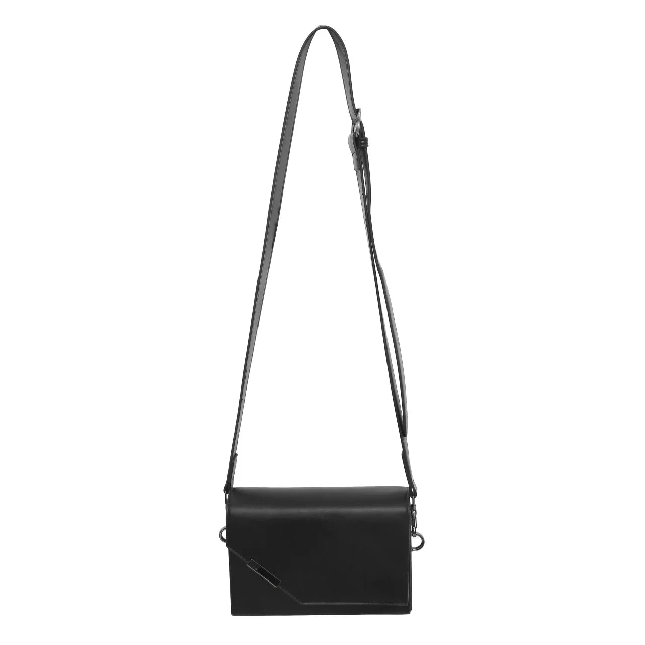 Simple Real Leather Mini Crossbody Shoulder Bag - Fesara