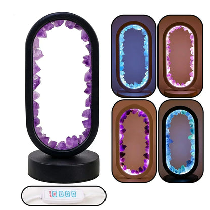 Beautiful Gemstone Table Lamp Fesara